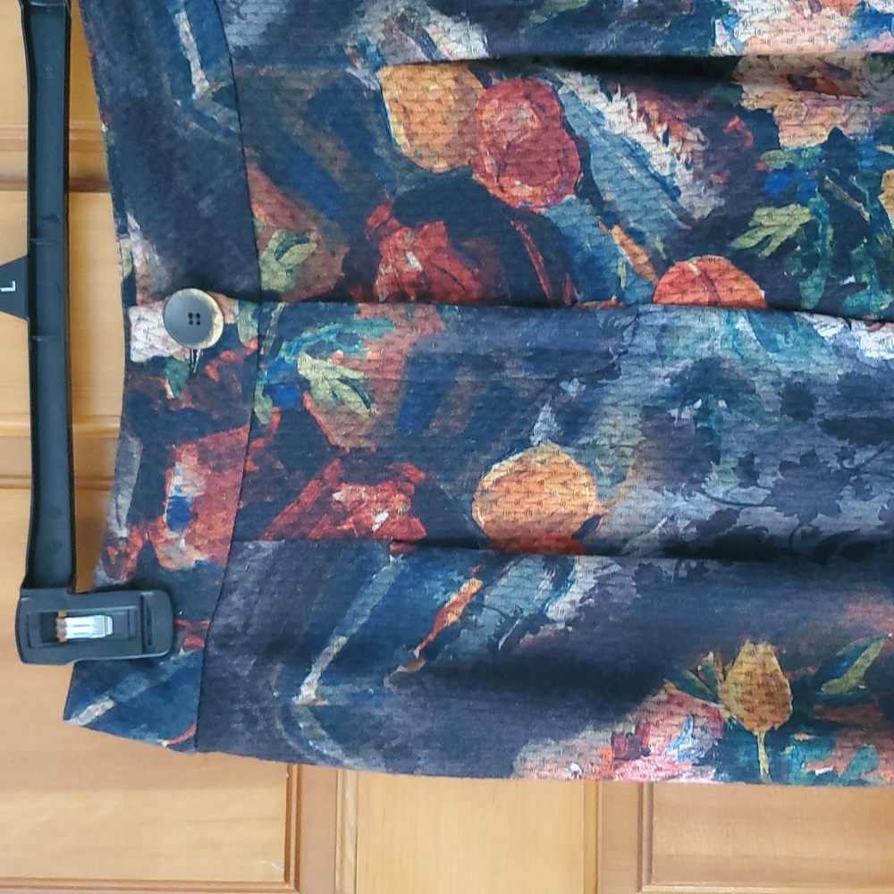 Anthropologie x Eva Franco Simone Multicolor Knit Wide Leg Floral Trousers Small - Picture 5 of 9